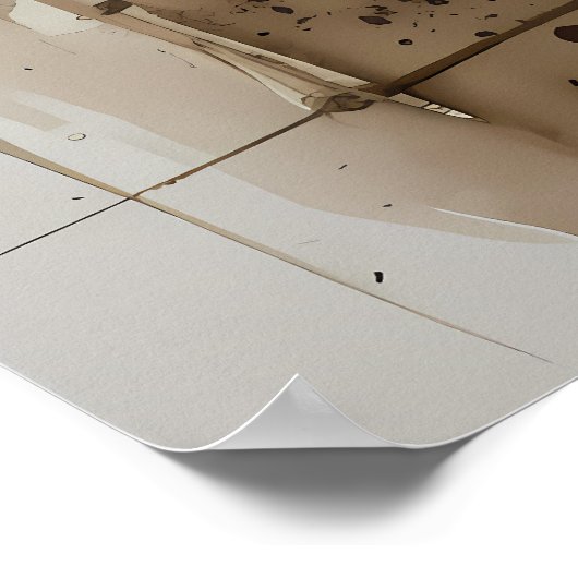 Great Blue Heron Poster (Hoek)