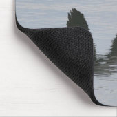 Great Blue Heron Reflection Muismat (Hoek)