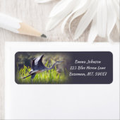 Great Blue Heron Return-adres Etiket (Insitu)