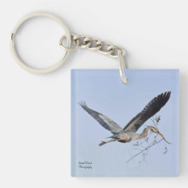 Great Blue Heron Sleutelhanger
