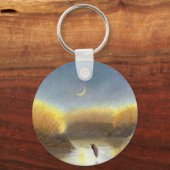 Great Blue Heron Sleutelhanger (Voorkant)