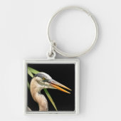 Great Blue Heron Sleutelhanger (Voorkant)