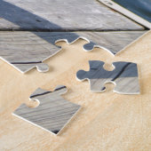 Great Blue Heron sluit Bird Lover's Legpuzzel (Zijkant)