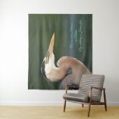 Great Blue Heron Sluiten Wandkleed (In situ)