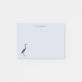 Great Blue Heron standing silhouette Post-it® Notes (Voorkant)