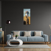 Great Blue Heron - Strandvogel - Paradijs - Foto Canvas Afdruk