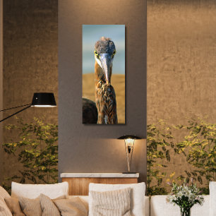 Great Blue Heron - Strandvogel - Paradijs - Foto Canvas Afdruk