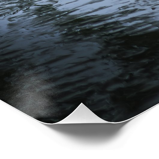 "Great Blue Heron" Stretched Canvas Print Perfect Poster (Hoek)