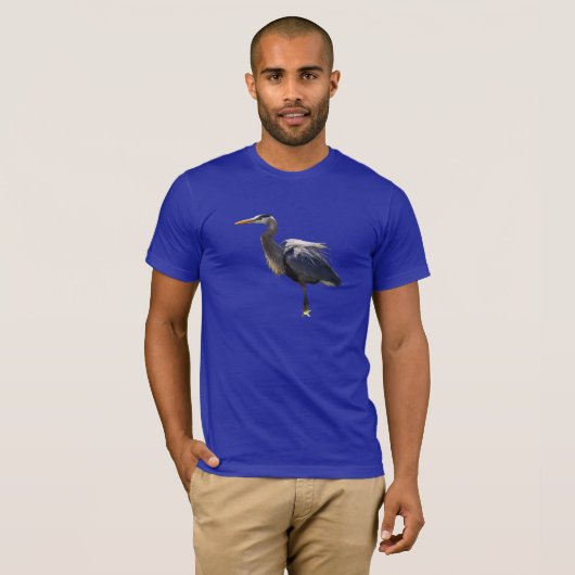 Great Blue Heron T-shirt (Voorkant volledig)