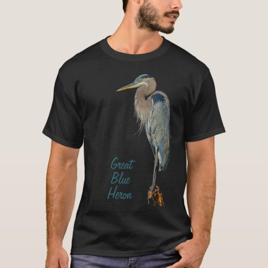 Great Blue Heron T-shirt (Voorkant)