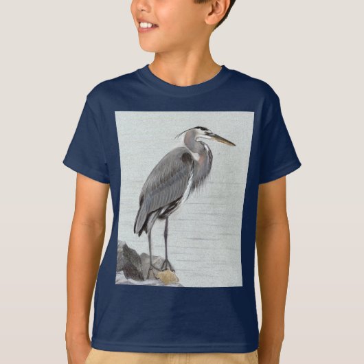 Great Blue Heron T-shirt (Voorkant)