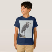 Great Blue Heron T-shirt (Voorkant volledig)