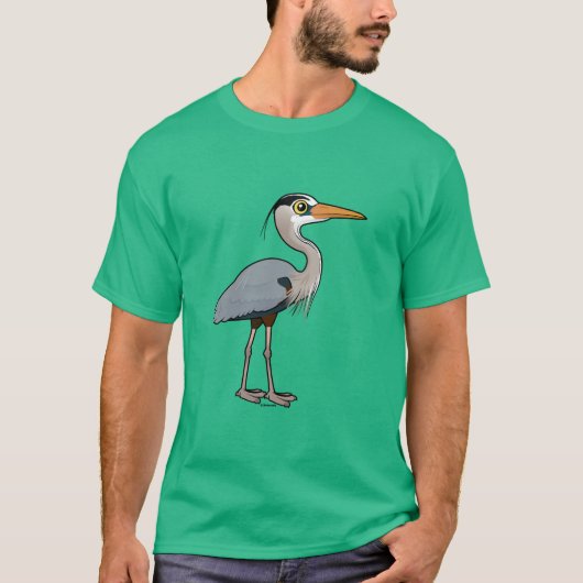Great Blue Heron T-shirt (Voorkant)