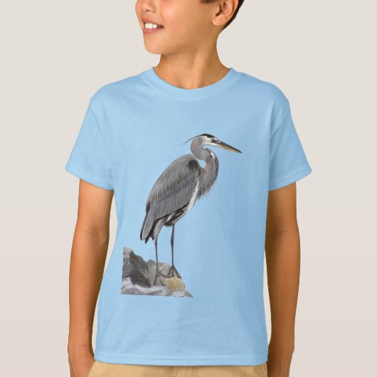 Great Blue Heron T-shirt (Voorkant)