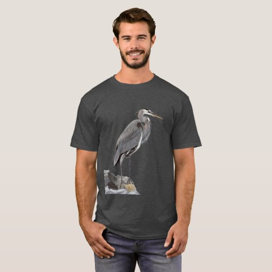 Great Blue Heron T-shirt (Voorkant volledig)