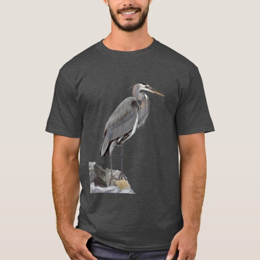 Great Blue Heron T-shirt (Voorkant)