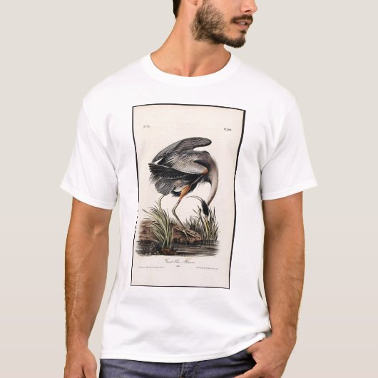 Great Blue Heron T-shirt (Voorkant)