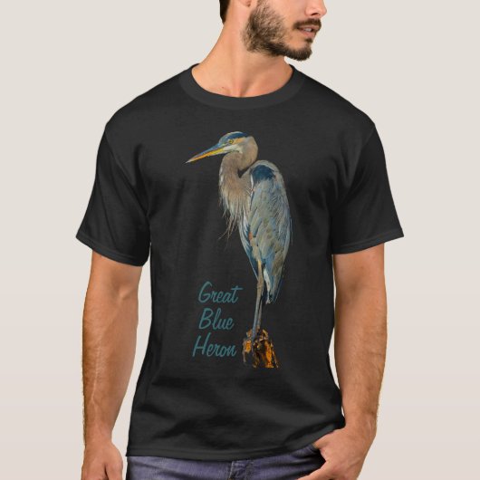 Great Blue Heron T-Shirt (Voorkant)