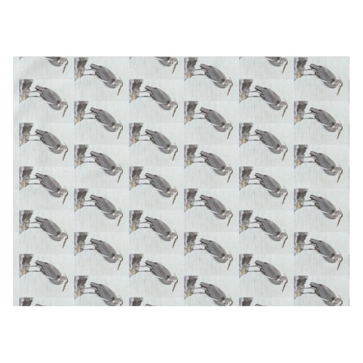 Great Blue Heron Tafelkleed (Voorkant (Horizontaal))