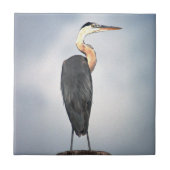 Great Blue Heron Tegeltje (Voorkant)