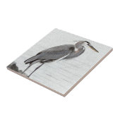 Great Blue Heron Tegeltje (Zijkant)