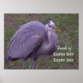 Great Blue Heron Territory Poster (Voorkant)