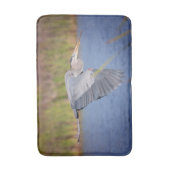 Great Blue Heron tijdens de vlucht Badmat (Voorkant Verticaal)