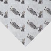 Great Blue Heron Tissuepapier (Detail)