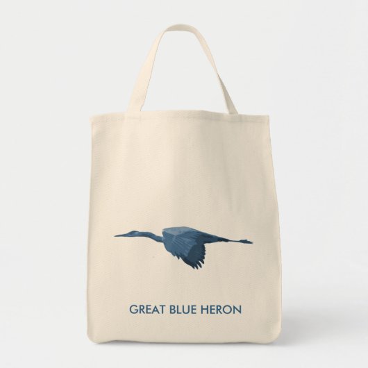 GREAT BLUE HERON TOTE BAG (Voorkant)
