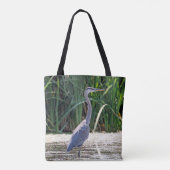 Great Blue Heron Tote Bag (Achterkant)