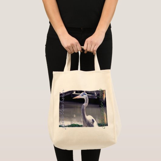 Great Blue Heron Tote Bag (Voorkant (product))
