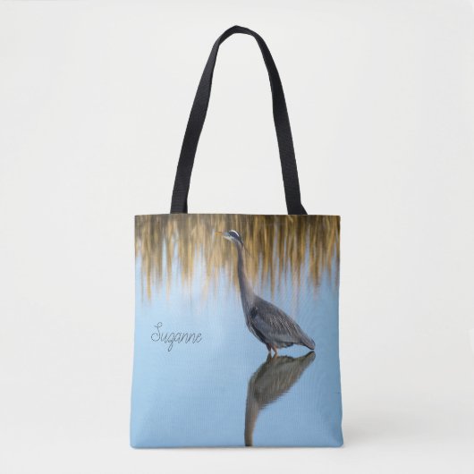 Great Blue Heron Tote Bag (Voorkant)
