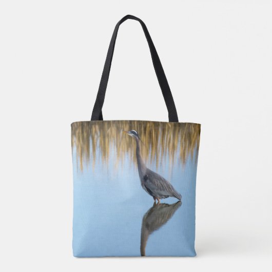 Great Blue Heron Tote Bag (Achterkant)