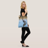Great Blue Heron Tote Bag (Op model)