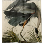 Great Blue Heron uit Audubon's Birds of America Douchegordijn (Voorkant)