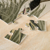 Great Blue Heron uit Audubon's Birds of America Legpuzzel (Zijkant)