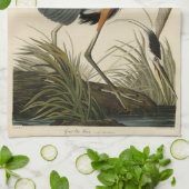 Great Blue Heron uit Audubon's Birds of America Theedoek (Gevouwen)