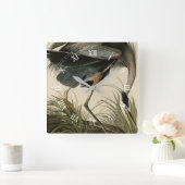 Great Blue Heron uit Audubon's Birds of America Vierkante Klok (Huis)
