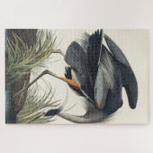 Great Blue Heron van vogels uit Amerika Legpuzzel (Horizontaal)