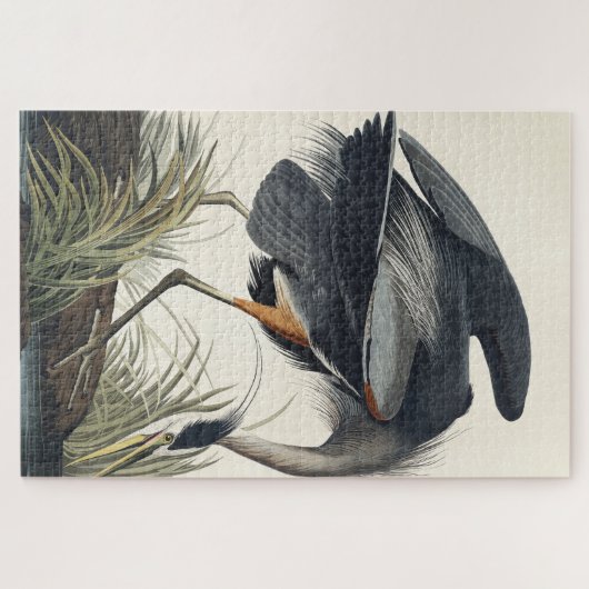 Great Blue Heron van vogels uit Amerika Legpuzzel (Horizontaal)