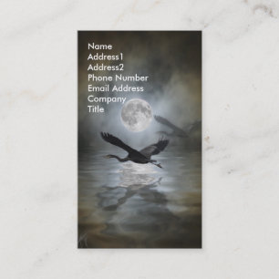 Great Blue Heron Visitekaartje