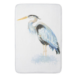 Great Blue Heron Waterverf Bird Art Badmat