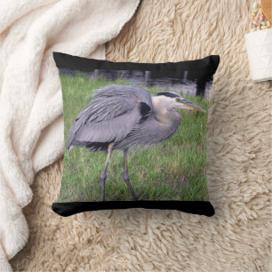 Great Blue Heron's Territory Kussen