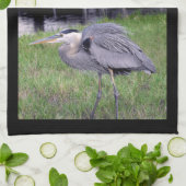 Great Blue Heron's Territory Theedoek (Gevouwen)