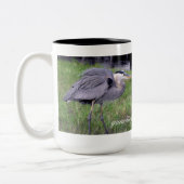 Great Blue Heron's Territory Tweekleurige Koffiemok (Links)