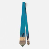 Great Blue Herons vliegen Stropdas (Voorkant)