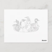 Great Blue Turaco Briefkaart (Achterkant)