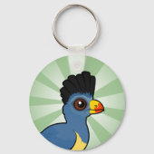 Great Blue Turaco Sleutelhanger (Voorkant)