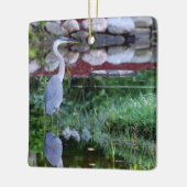 Great Blue Zen Keramisch Ornament (Links)