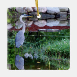 Great Blue Zen Keramisch Ornament